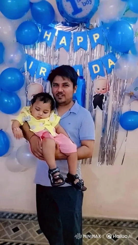 Joyous First Birthday Celebration with Baby Boy – AI Generated Video | Hailuo AI