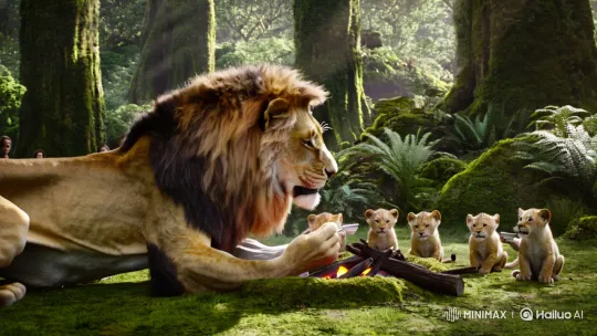 Lion Makes Tea in Enchanted Forest, Astonishing Onlookers – AI Generated Video | Hailuo AI