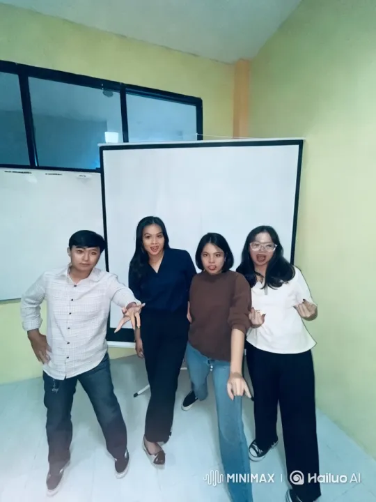 Four Individuals Perform Energetic Kung Fu in Bright Room – AI Generated Video | Hailuo AI