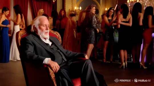 Man Unmasks as Woman in Stunning Burlesque Transformation – AI Generated Video | Hailuo AI