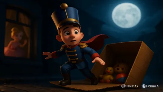 Tintin in Pixar-Style Adventure with Toys – AI Generated Video | Hailuo AI