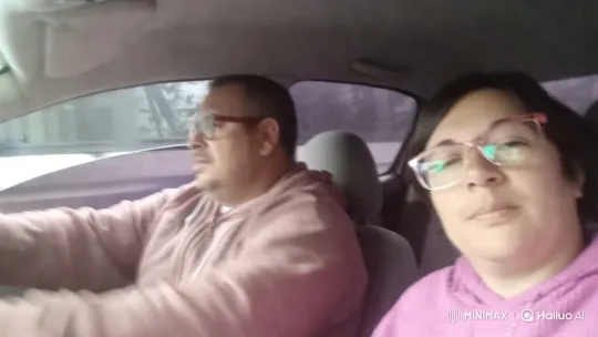 Intimate Car Scene: Couple Shares Tender Moment – AI Generated Video | Hailuo AI