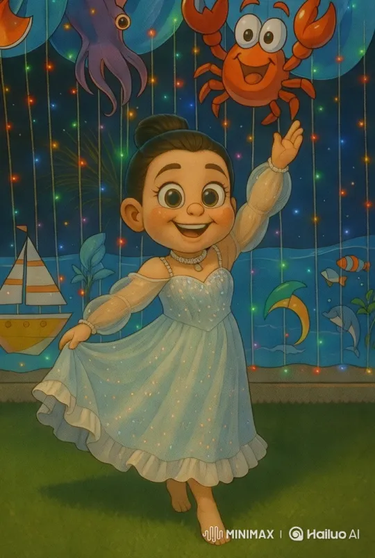 Graceful Dance in Enchanted Underwater Setting – AI Generated Video | Hailuo AI