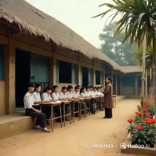 Rustic Classroom Memories: 1980s Village School – AI Generated Video | Hailuo AI