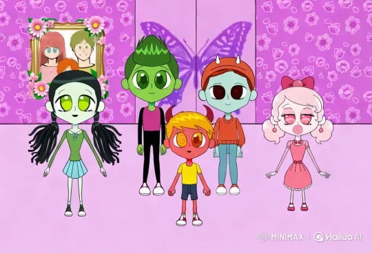 Vibrant Cartoon Characters Celebrate Mother's Day – AI Generated Video | Hailuo AI