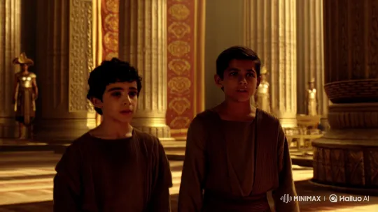 Boys Face Babylonian Majesty with Bravery – AI Generated Video | Hailuo AI