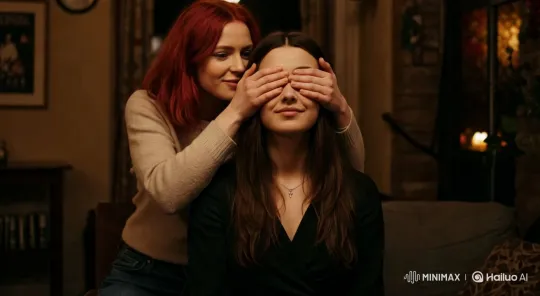 Surprise and Joy Captured in Intimate Moment – AI Generated Video | Hailuo AI