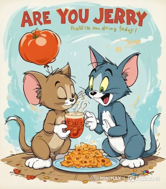 Tom and Jerry's Mischievous Antics – AI Generated Video | Hailuo AI
