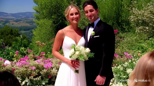 Christina and Nikolai's Serene Wedding Moment – AI Generated Video | Hailuo AI