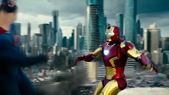 Superheroes Clash: Iron Man vs. Superman in Epic Battle – AI Generated Video | Hailuo AI
