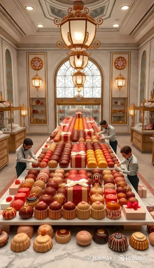 Artisanal Candy Craftsmanship in Elegant Setting – AI Generated Video | Hailuo AI