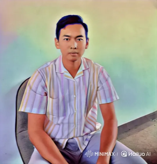 Aesthetic Portrait of a Man in a Minimalist Setting – AI Generated Video | Hailuo AI