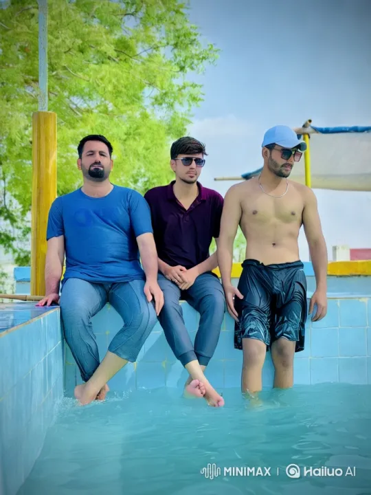 Kung Fu Fight and Splash in Pool Scene – AI Generated Video | Hailuo AI