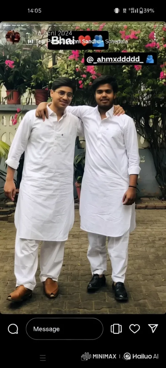 Affectionate Men Share Kiss in Serene Garden – AI Generated Video | Hailuo AI