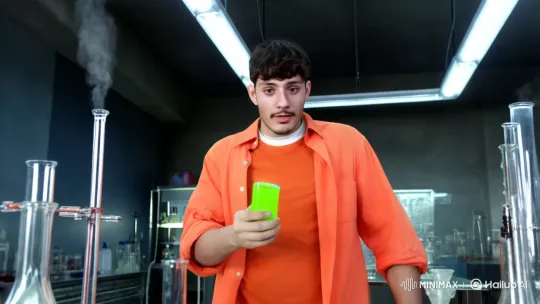 Young Man Transforms into Monster After Drinking Potion – AI Generated Video | Hailuo AI