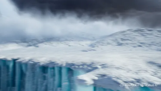 Fyren: The Cold Dragon Glides Over Majestic Land of Dragons – AI Generated Video | Hailuo AI