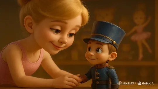 Clara and Tintin in a Cozy Pixar-Style Live2D Scene – AI Generated Video | Hailuo AI