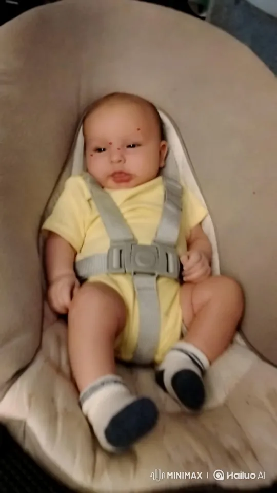 Baby Dancing Delightfully in Soft-Lit Setting – AI Generated Video | Hailuo AI