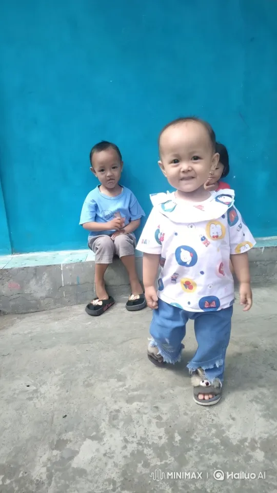 Child Dancing with Joyful Interaction – AI Generated Video | Hailuo AI