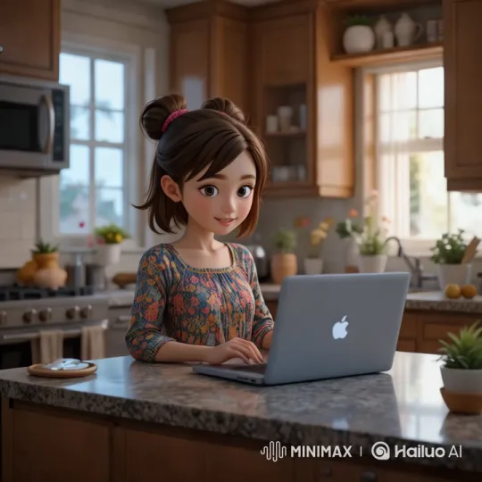 Multitasking Mom Balances Home, Work, and Creativity – AI Generated Video | Hailuo AI