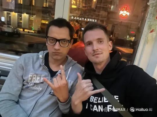 Friends Celebrate Friendship at Cozy Café – AI Generated Video | Hailuo AI