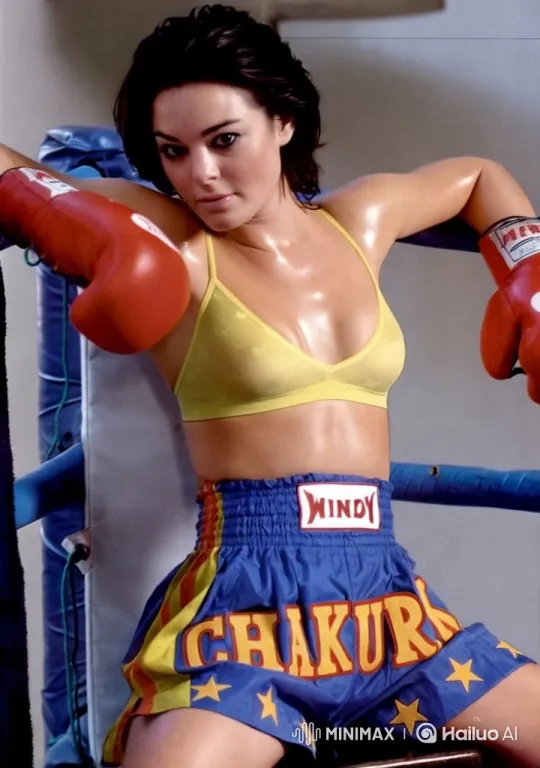Female Boxer in Live2D: Training in the Ring – AI Generated Video | Hailuo AI