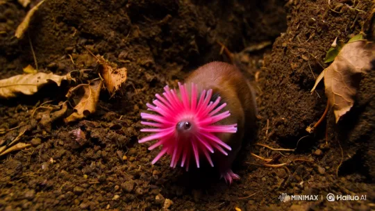 Star-nosed Mole's Unique World: Sensory Exploration – AI Generated Video | Hailuo AI