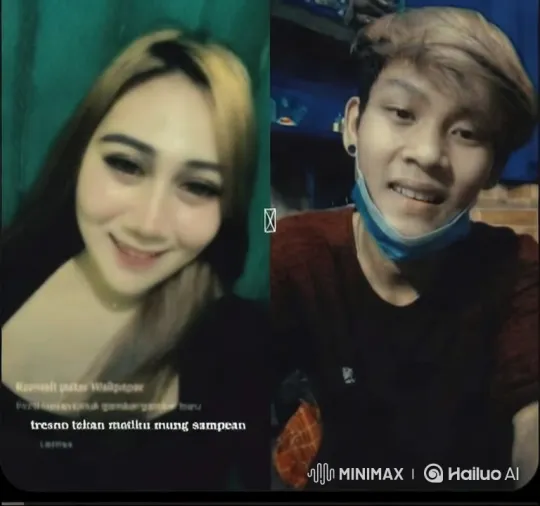 Dual Portrait Video with Aesthetic Text and Camera Movement – AI Generated Video | Hailuo AI
