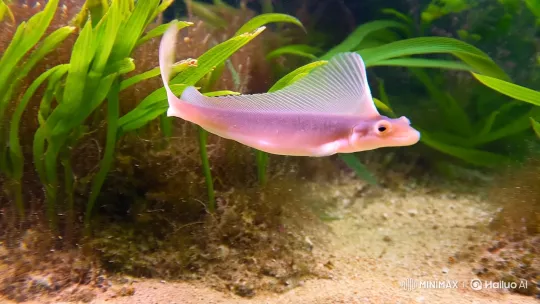Graceful Axolotl in Serene Underwater Haven – AI Generated Video | Hailuo AI