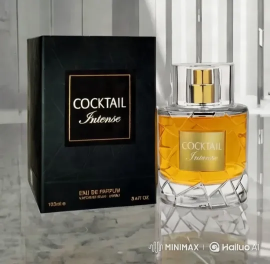 Cocktail Intense Perfume: Aesthetic Bottle Showcase – AI Generated Video | Hailuo AI