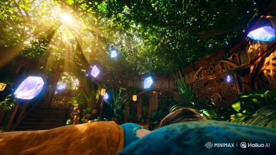 Magical Treehouse: Enchanted Morning Glow – AI Generated Video | Hailuo AI