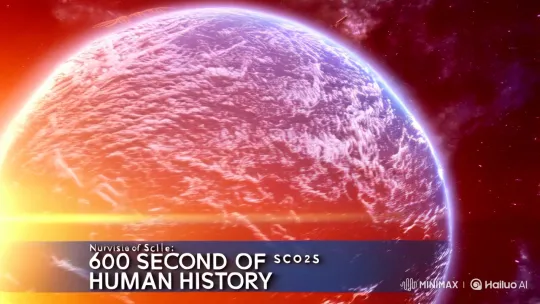 Title: "60 Seconds of Human History" – AI Generated Video | Hailuo AI