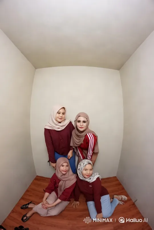 Casual Attire Group Performs Synchronized Kung Fu – AI Generated Video | Hailuo AI