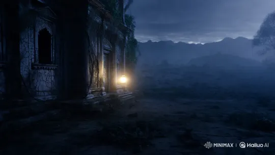 Eerie Aesthetic of Haunted Indian Mansion – AI Generated Video | Hailuo AI