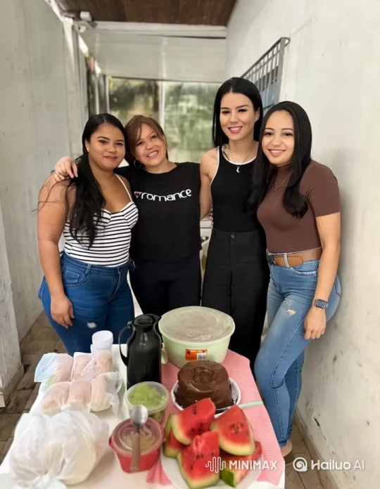 Women Share Intimate Moment Over Food – AI Generated Video | Hailuo AI