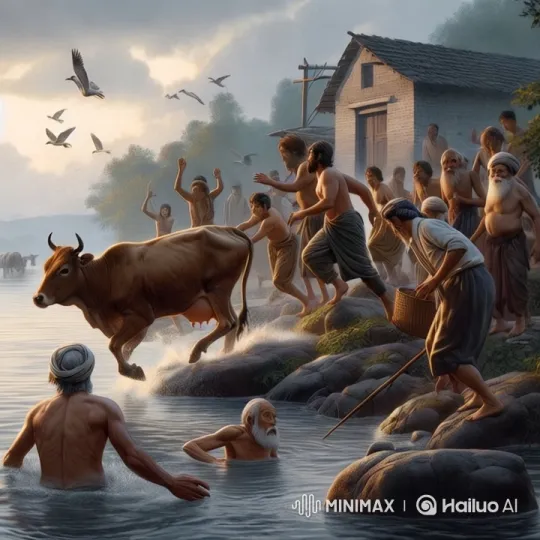 Rural Indian Village Morning Serenity – AI Generated Video | Hailuo AI
