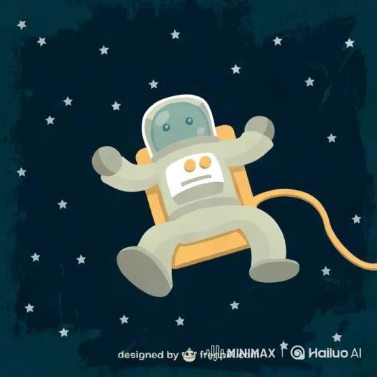 Astronaut in Space: Serenity Amidst Stars – AI Generated Video | Hailuo AI