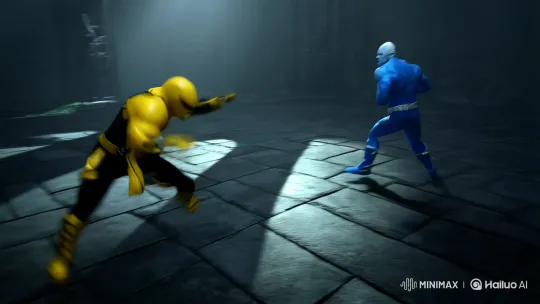 Scorpion vs. Subzero: Intense Battle in Mysterious Arena – AI Generated Video | Hailuo AI