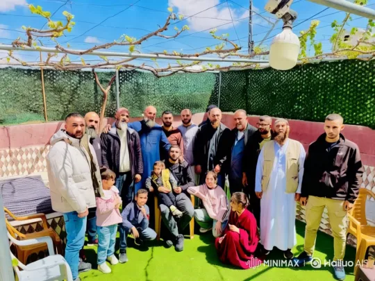 Sunlit Celebration: Group Dances Traditional Dabka – AI Generated Video | Hailuo AI