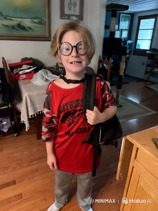 Boy in Red Panthers Shirt Yells Enthusiastically – AI Generated Video | Hailuo AI