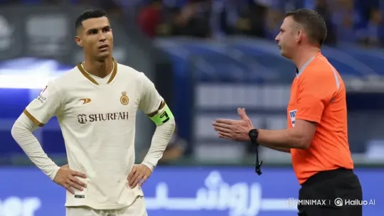 Buzz Lightyear Salutes Soccer Referee in Stadium – AI Generated Video | Hailuo AI