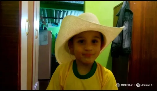 Joyful Child in Cozy Room with Vibrant Colors – AI Generated Video | Hailuo AI