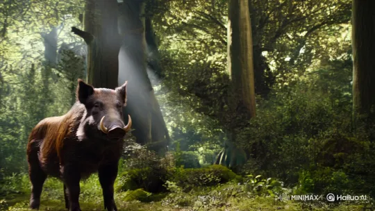 Wild Boar and Dogs: A Lesson in Unity Amidst Survival Struggle – AI Generated Video | Hailuo AI