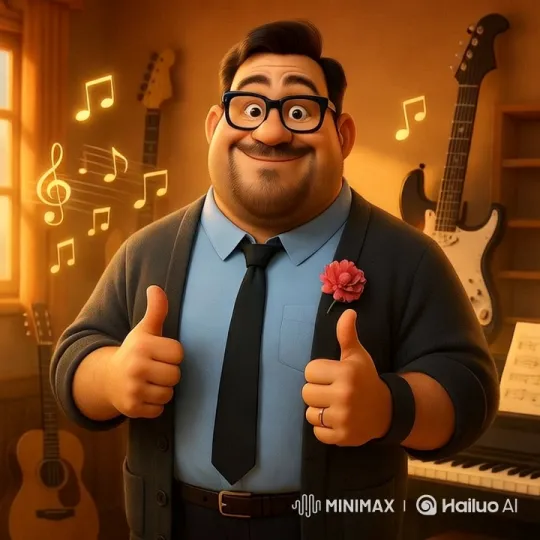 Musical Classroom: Inspiring Teacher in Cozy Setting – AI Generated Video | Hailuo AI