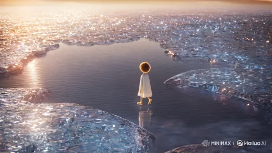 The Little Prince on the Mirror Planet: Awe-Inspiring Solitude – AI Generated Video | Hailuo AI