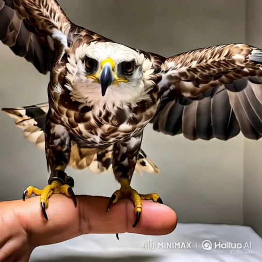 Majestic Bird of Prey Displaying Its Power and Grace – AI Generated Video | Hailuo AI