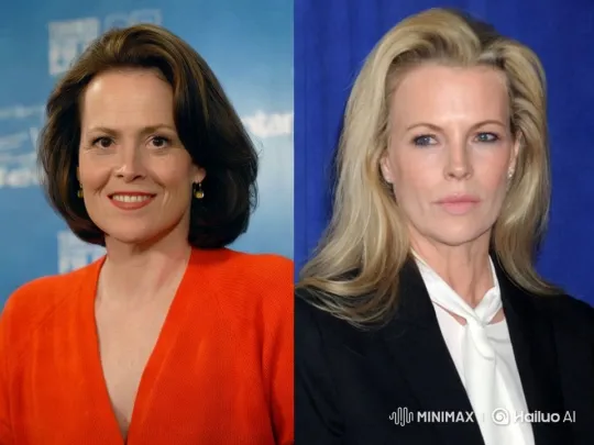 Sigourney Weaver and Kim Basinger's Lesbian Kiss Scene – AI Generated Video | Hailuo AI