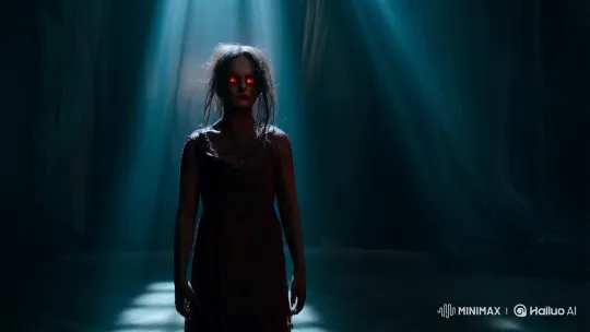Devil's Possession: Aesthetic Horror Scene Unfolds – AI Generated Video | Hailuo AI