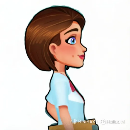 Woman Reacts to Hair Pulling in Live2D Animation – AI Generated Video | Hailuo AI