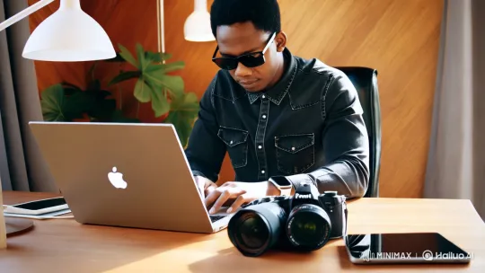 Creative Professional in a Serene, Artistic Office – AI Generated Video | Hailuo AI